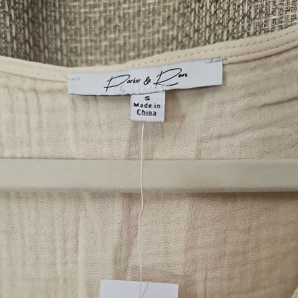 Parker & Rowe Cream Dress